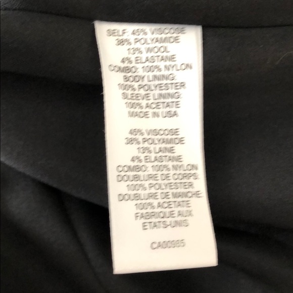 🆕 NANETTE LEPORE Black Lace Tuxedo Jacket Sz 6 - Picture 8 of 8